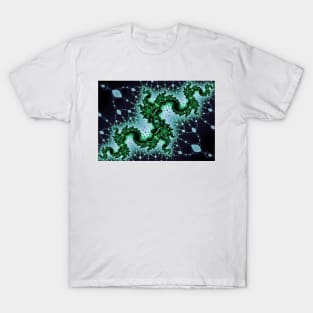 Green Dragon Fractal T-Shirt